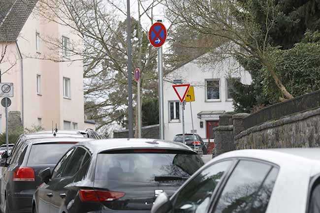 Sanatoriumstraße Halteverbot